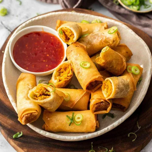 Paneer Burji Spring Roll